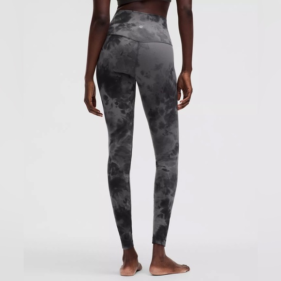 Lululemon Align High-Rise Pant 28" Diamond Dye Pitch Grey Graphite Grey Size 12 - Picture 5 of 13